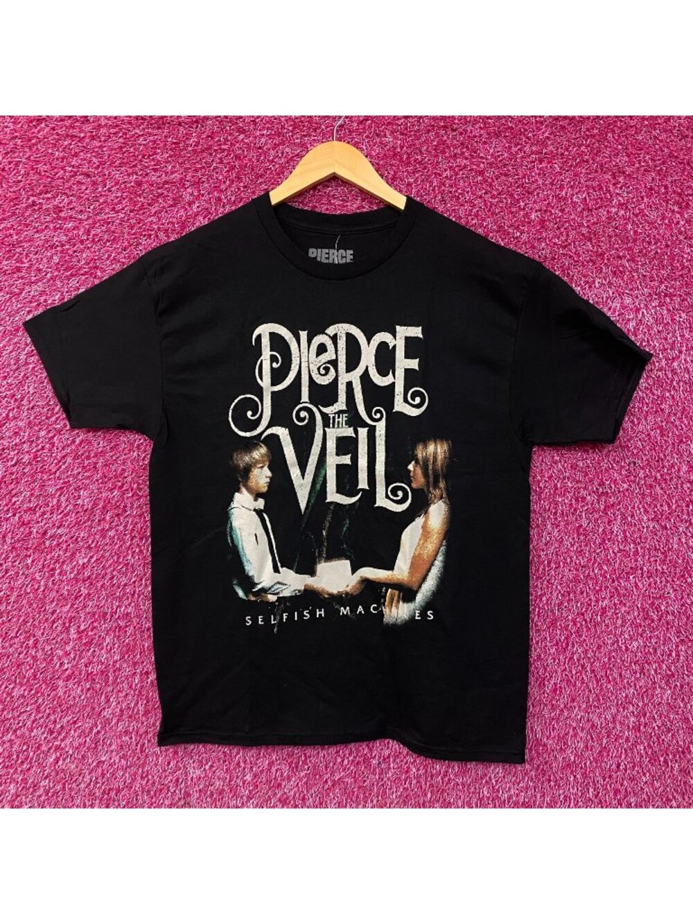 Pierce The Veil "Selfish Machines" Album Graphic T-Shirt Large